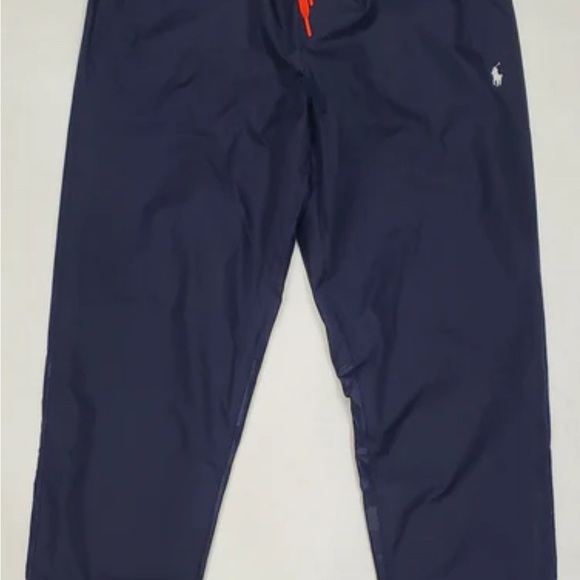 Polo by Ralph Lauren Men's Navy windbreaker track Pants size M - Picture 2 of 9